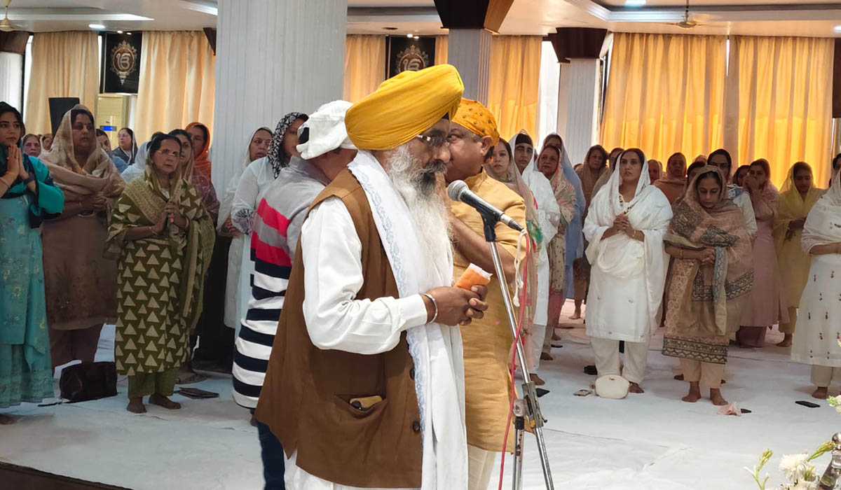Gurudwara during Antim Ardaas