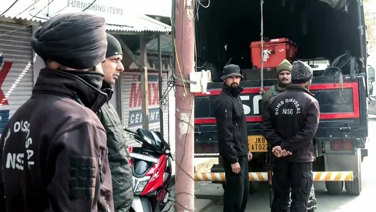 केंद्र की विशेष टीमों ने नवगाम पुलिस स्टेशन धमाके की साइट का दौरा कर जुटाए नमूने